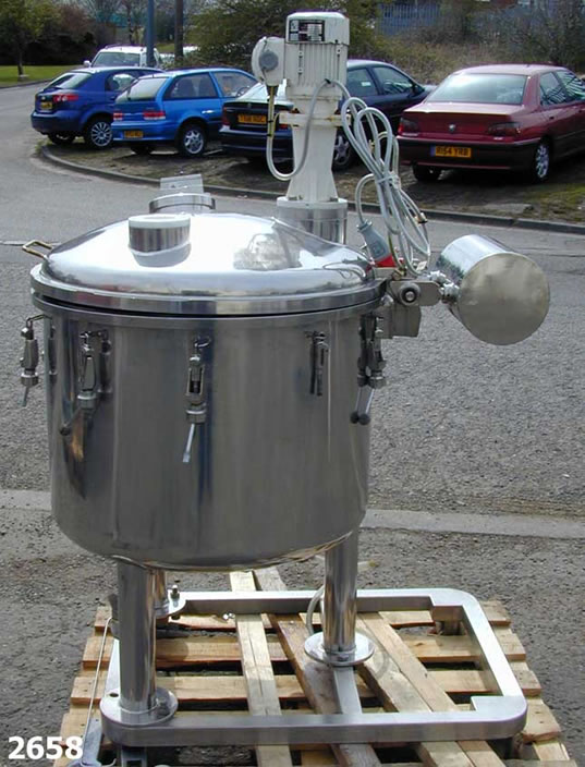 Novatech Stainless steel mixing vessel 270 litres Stock Ref 2658 Mixing Vessels