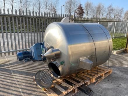 Novatech Stock 4238 Bibby 2500L mixing vessel