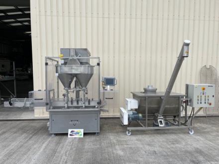 Novatech Stock 4358 Allfill S10 Duplex 2 head auger filler