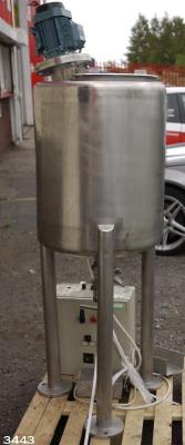Novatech stock 3443 110L stainless mixing vessel