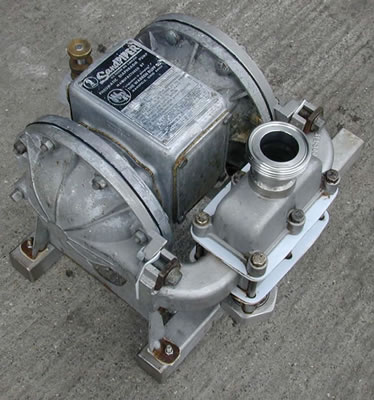 ITT model 1AOD 5BBB double diaphragm pump